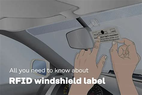 windshield rfid sticker number inside or outside|rfid where to get.